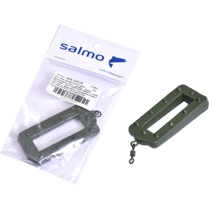 Груз SALMO Frame Swivel green 130г SFS-130GR