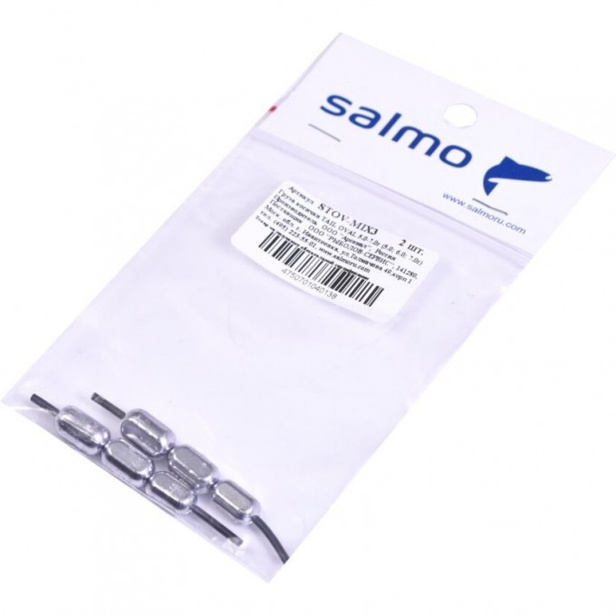 Груза косичка SALMO Tail Oval MIX3 5.0-7.0г (5.0; 6.0; 7.0г) 2Шт STOV-MIX3