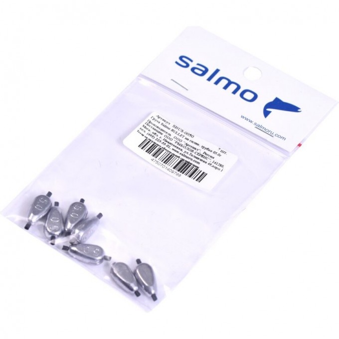 Груза SALMO Bullet на силиконовой трубке 05.0г 7Шт SBUS-0050