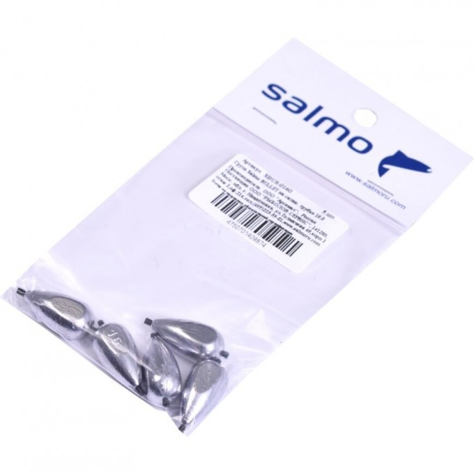 Груза SALMO Bullet на силиконовой трубке 16.0 5Шт SBUS-0160