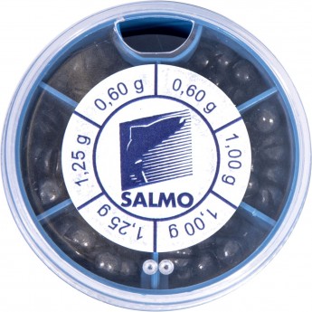 Грузила SALMO Дробинка Pl 6 секций крупные 070г набор