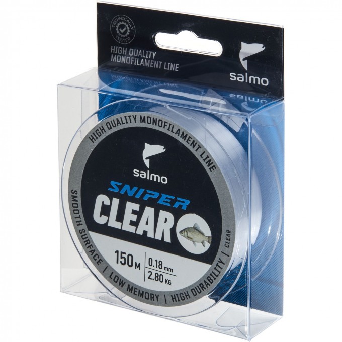 Леска монофильная SALMO SNIPER CLEAR 150/018 4018-018
