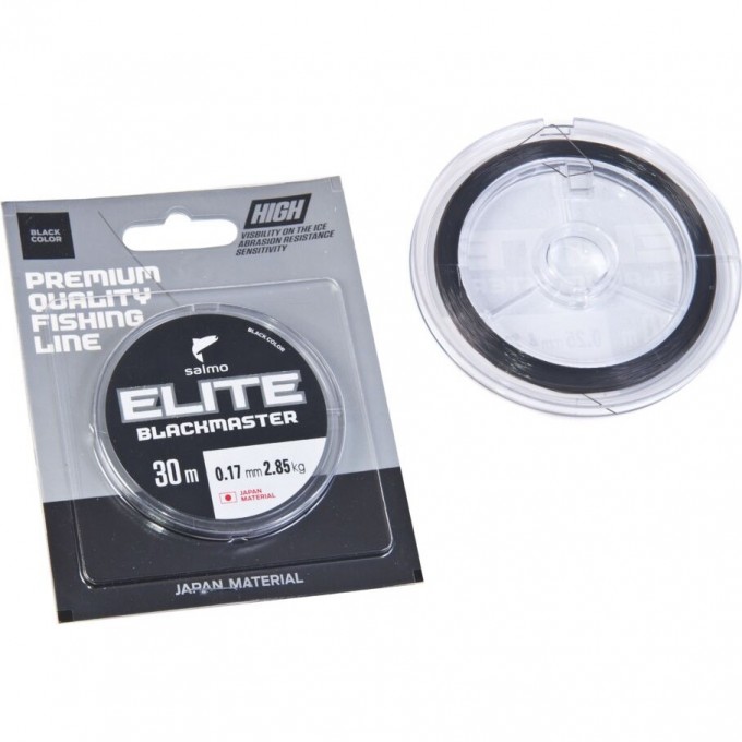 Леска монофильная зимняя SALMO Elite Blackmaster 030/017 4513-017