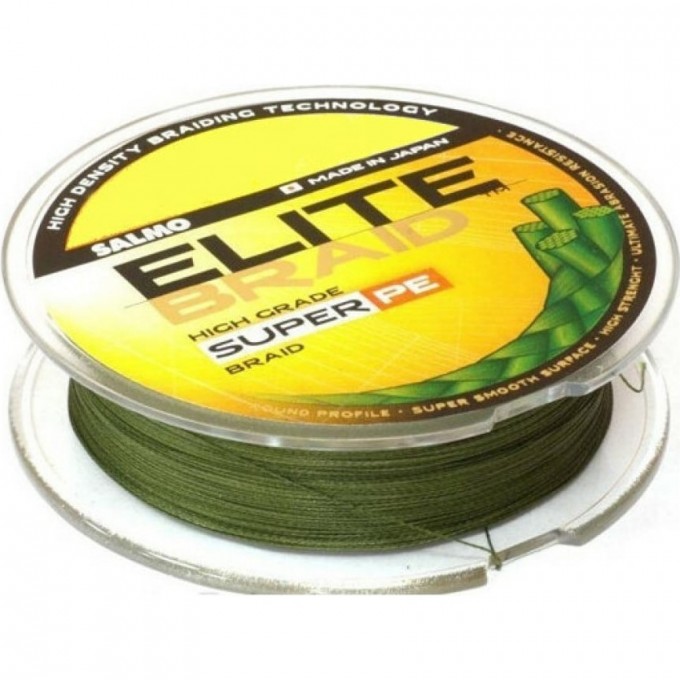 Леска плетёная SALMO Elite Braid Green 125/028 4814-028