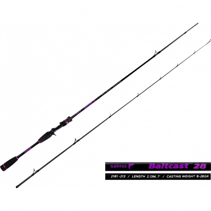 Спиннинг кастинговый SALMO SNIPER BAITCAST 28 2.13 2181-213