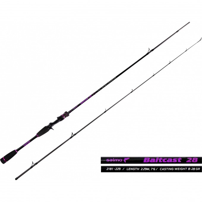 Спиннинг кастинговый SALMO SNIPER BAITCAST 28 2.29 2181-229