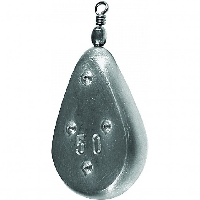 Грузило свинцовое SALMO плоское с вертлюгой 0.70г P5516-070