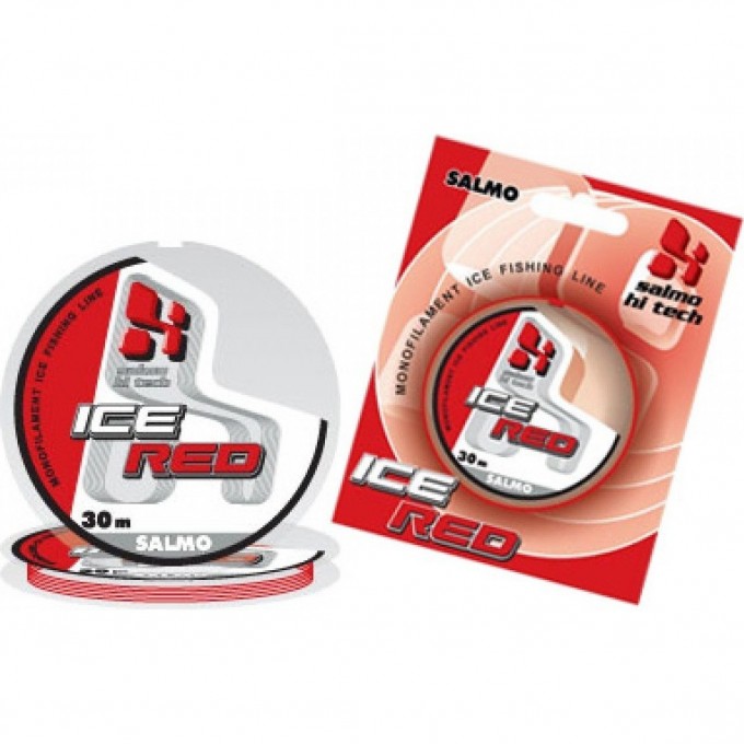 Леска монофильная зимняя SALMO Hi-Tech Ice Red 030/022 4941-022
