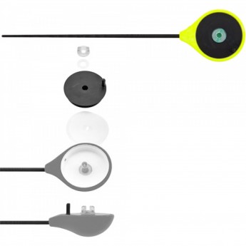 Удочка-Балалайка зимняя SALMO Handy Ice Rod Желтая