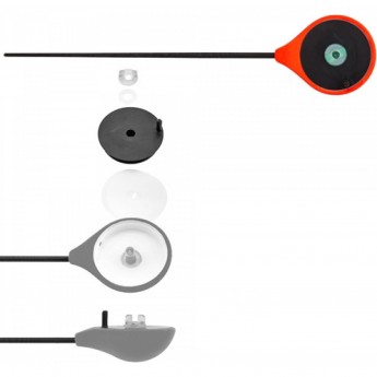 Удочка-Балалайка зимняя SALMO Handy Ice Rod Красная